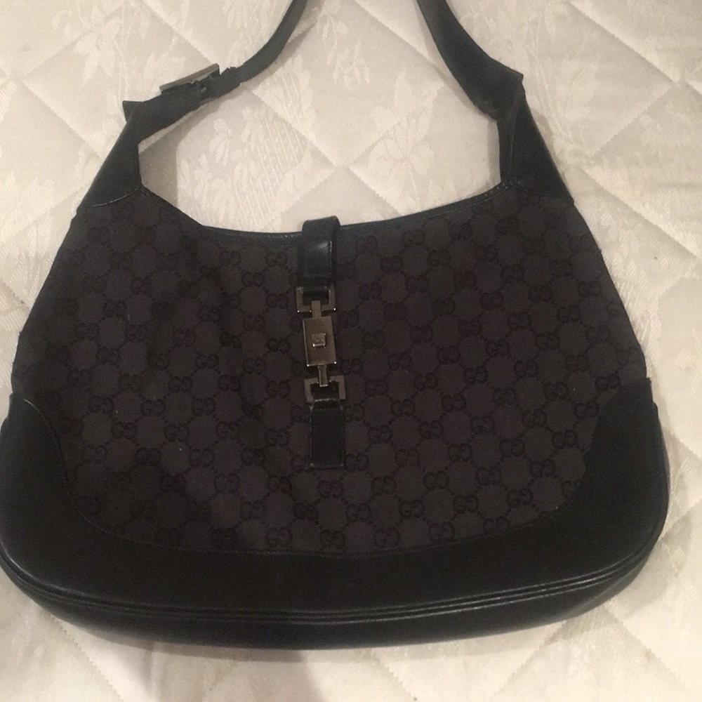 Gucci monogram jackie bag